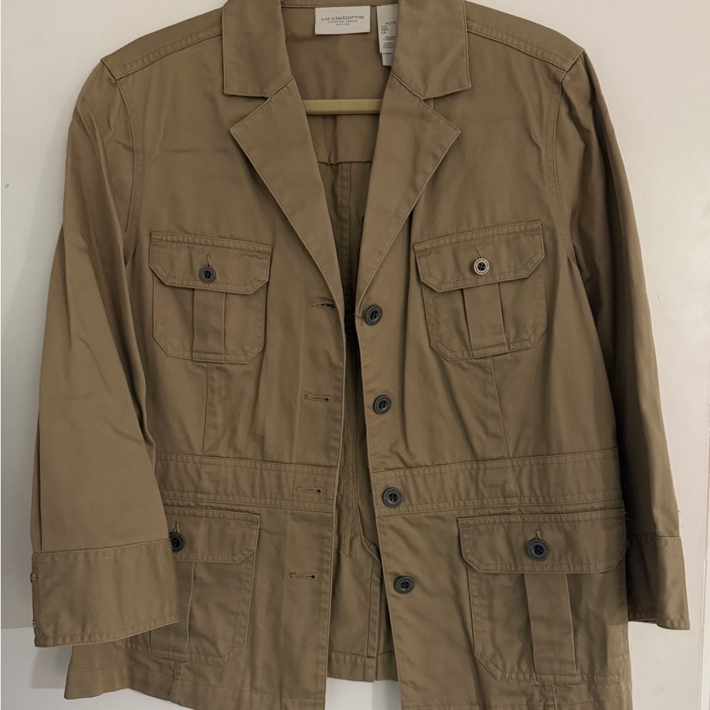 Liz Claiborne Women’s Khaki Military Jacket